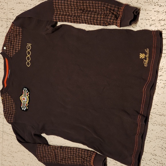 Coogi Waffle Knit Embroidered Spellout Crewneck Sweater Vintage Y2K - Picture 2 of 12